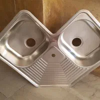 سینک ظرفشویی گوشه استیل البرز مدل ۵۴۰