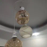 لوستر سه حبابه