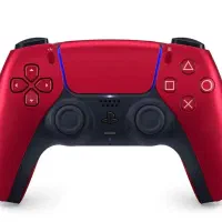 دسته‌ی ps5 قرمز متالیک