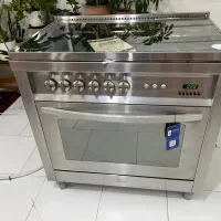 اجاق گاز فردار استیل اخوان m8 ایتالیایی فر فن دار