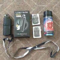 ویپ lost vape به همراه جویس بزرگ و دو سری آکبند