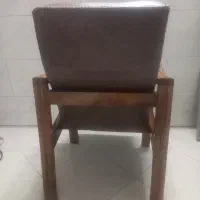 صندلی انتظار چوبی چرمی|مبلمان اداری|اراک, |دیوار