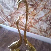 یک جفت قو برنز