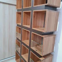 کتابخانه و استند|کتابخانه، شلف، قفسههای دیواری|اردبیل, |دیوار