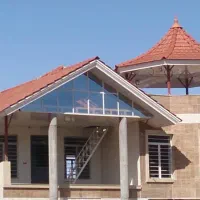 مراحل ساخت آلاچیق،سقف شیبدار،آردواز ،سفال طبرستان