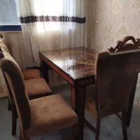 میز نهارخوری ۴نفره.مبل۳نفره رایگان|میز و صندلی غذاخوری|لاهیجان, کوی آزادگان|دیوار