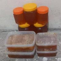 عسل طبیعی با موم و بدون موم عمده وخرده