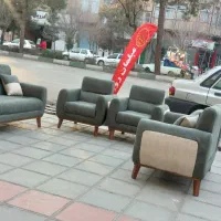 مبل ۷نفره مدل پانیز (کم جا )|مبلمان خانگی و میز عسلی|قم, دروازه چوبی|دیوار