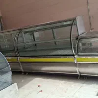 پنج عدد یخچال شیشه خم ست هم  در‌حد نو