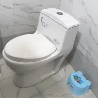 توالت فرنگی و روشویی سنگی