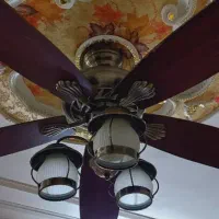 پنکه سقفی (لوستری)|پنکه و تصفیهکنندهٔ هوا|گنبد کاووس, |دیوار