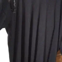 بلوز  تریکو کش مجلسی سرشانه گیپور توری  زنانه