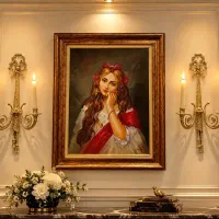 دیوارکوب، تابلوی نقاشی، بشقاب
