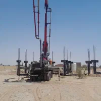 اجاره پمپ بتن دکل بلند و میکسر