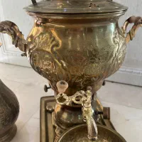 سرویس سماور برنجی گازی|سماور، چایساز، قهوهساز|تهران, نیروی هوایی (پیروزی)|دیوار