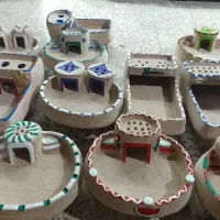 منقل گلی قوی و مستحکم