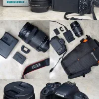 دوربین کانن D800 بهمراه لنز135-18 بسیار نو