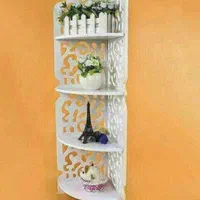 شلف ۴ طبقه سفید|کتابخانه، شلف، قفسه‌های دیواری|کنگاور, |دیوار