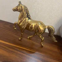 مجسمه  دکوری برنج اسب