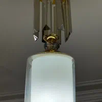 لوستر طلایی کریستالی سه عدد