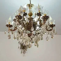 ۲عدد لوستر برنز