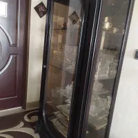 بوفه تمام چوب|بوفه، ویترین، کنسول|نیشابور, شهرک جانبازان|دیوار