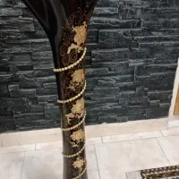 گلدان  بلند شیشه ای زیبا