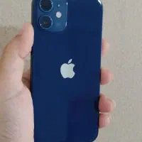 اپل iphone 12 mini آبی، با شارژر، باتری ۱۰۰