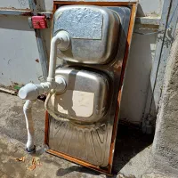 سینک دولگنه استیل کامل