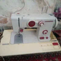 چرخ خیاطی مدل رایکار با پدال گلدوزی وساده دکمه دوز