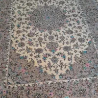 قالی دستبافت ۶ متری ۳۷ خانه|فرش|آران و بیدگل, |دیوار
