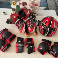 اسکیت کفشی مدل SMART به همراه کلاه و لوازم ایمنی|دوچرخه، اسکیت، اسکوتر|نسیمشهر, |دیوار