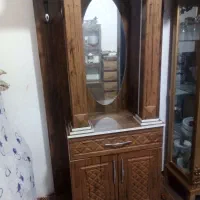 جاکفشی همراه با آینه و چوب لباسی|جاکفشی، کمد، دراور|علی‌آباد کتول, |دیوار