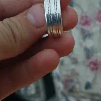 حلقه نقره فقط‌۱/۵ پنج و نیم گرم