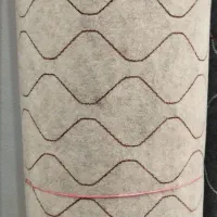 موکت نمدی ساده طرح گندم