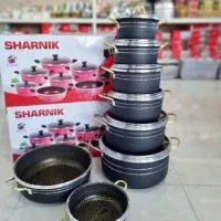 قابلمه ۱۴ پارچه طرح چدن شارنیک