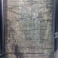 حراج فرش ابروبادی وینتیج پلنگی 52081