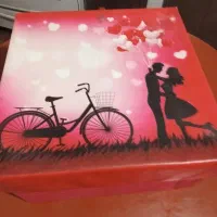 جعبه پاکتی مناسب هدیه دادن  تولد عقد عروسی وغیره