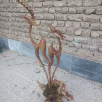 غزال چوبی|مجسمه، تندیس، ماکت|اراک, |دیوار