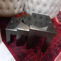 ۲عددمبل.یکی۴نفره۳نفره.میزوسط مشکی بزرگو۳تاکوچیک|مبلمان خانگی و میز عسلی|رامیان, |دیوار