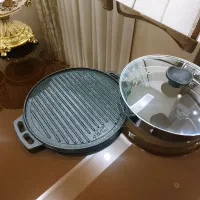 تابه گریل دوطرفه چدن با روکش گرانیت( برند MG)|ظروف پخت‌وپز|تهران, دروس|دیوار