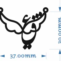 طرح های پلاک طلا فایل کورل|جواهرات|تنکابن, |دیوار