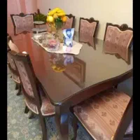 میز ناهارخوری۸نفره درحدنو سالم