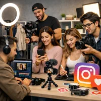 تولید محتوا ،ادمین اینستاگرام،ساخت تیزر،عکاسی