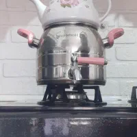 کتری قوری استیل کف چدن