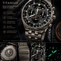 Citizen Promaster Titanium Eco-Drive اصل ژاپن