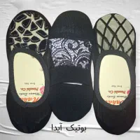 جوراب های کفی دار کالج طرح دار زنانه