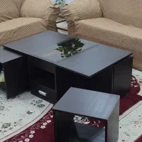 فروش مبل ده نفره همراه با میز جلو مبلی|مبلمان خانگی و میز عسلی|شوش, |دیوار