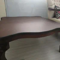 مبل راحتی چوب ۷ نفره، صندلی میزبان و میز وسط|مبلمان خانگی و میز عسلی|تهران, نارمک جنوبی|دیوار