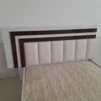 تخت دو نفره با تشک و پاتختی|تخت و سرویس خواب|لار, |دیوار